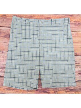 Nike Mens Plaid Performance Golf Shorts 36